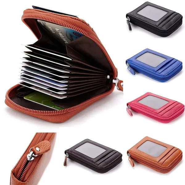 New Vintage Genuine Leather Men's Wallet Credit Card Holder RFID Blocking Zipper Money Pouch Card Protect Case Pocket Cover
New Vintage Genuine Leather Men's Wallet Credit Card Holder RFID Blocking Zipper Money Pouch Card Protect Case Pocket Cover
