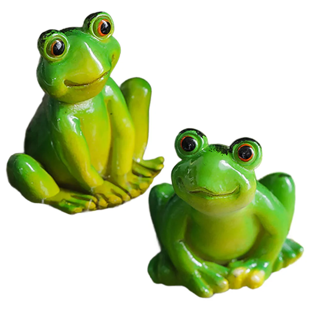 2 Pcs Micro Landscape Frog Ornaments Miniature Scene Decorations Garden Decors inside The Car Resin Animal Statue Table
2 Pcs Micro Landscape Frog Ornaments Miniature Scene Decorations Garden Decors inside The Car Resin Animal Statue Table