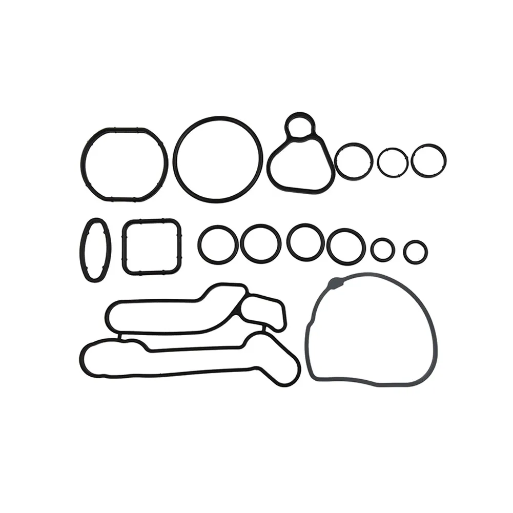 55354071 15pcs Engine Oil Cooler Gasket Seal Suit For Chevrolet Aveo Oil Lattice Repair Machine Oil Radiator Repair Kit
55354071 15pcs Engine Oil Cooler Gasket Seal Suit For Chevrolet Aveo Oil Lattice Repair Machine Oil Radiator Repair Kit