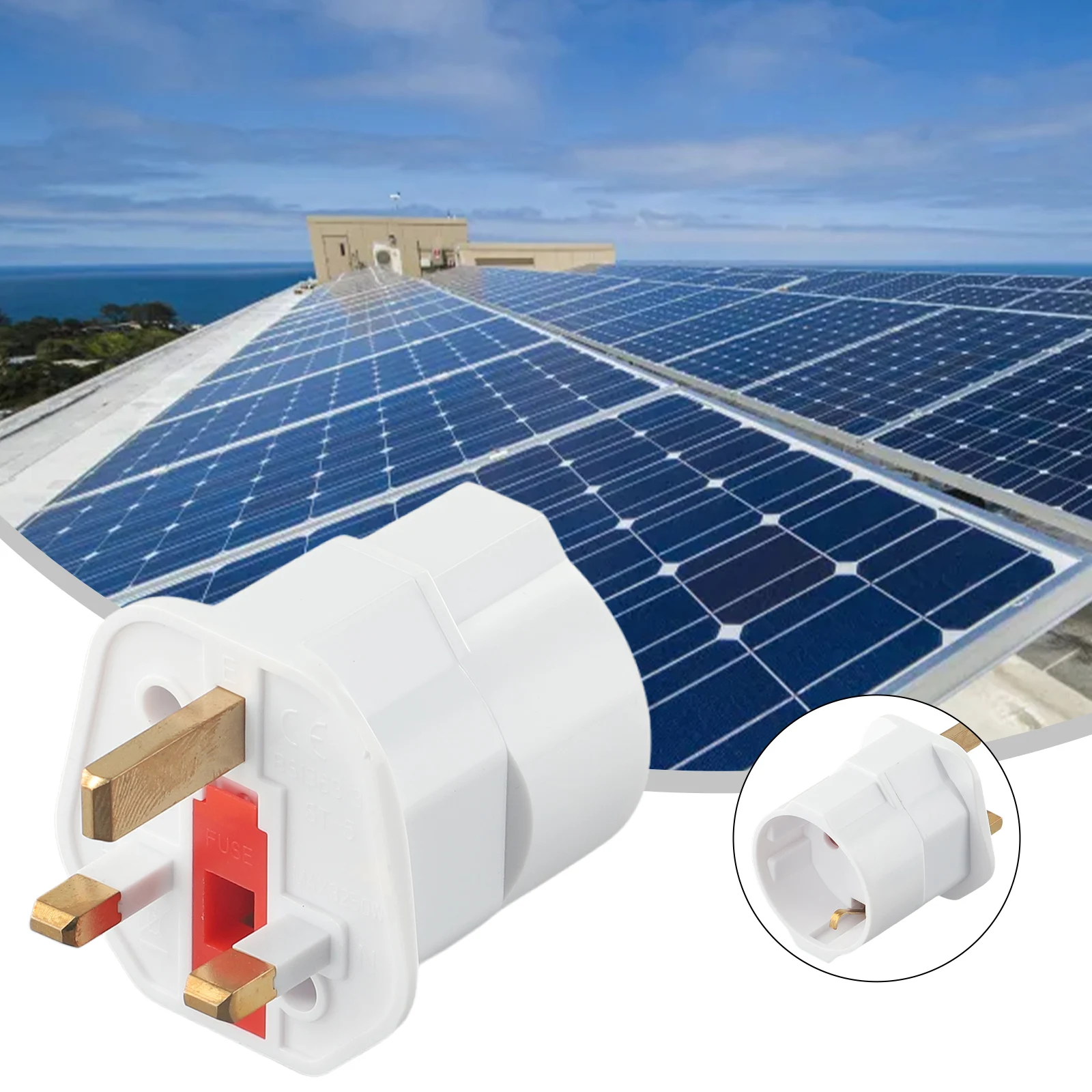 1pc White Power Converter Plugs Adapter Conversion Plug With Ground 13A 250V Electrical Sockets Equipment Replacement
1pc White Power Converter Plugs Adapter Conversion Plug With Ground 13A 250V Electrical Sockets Equipment Replacement