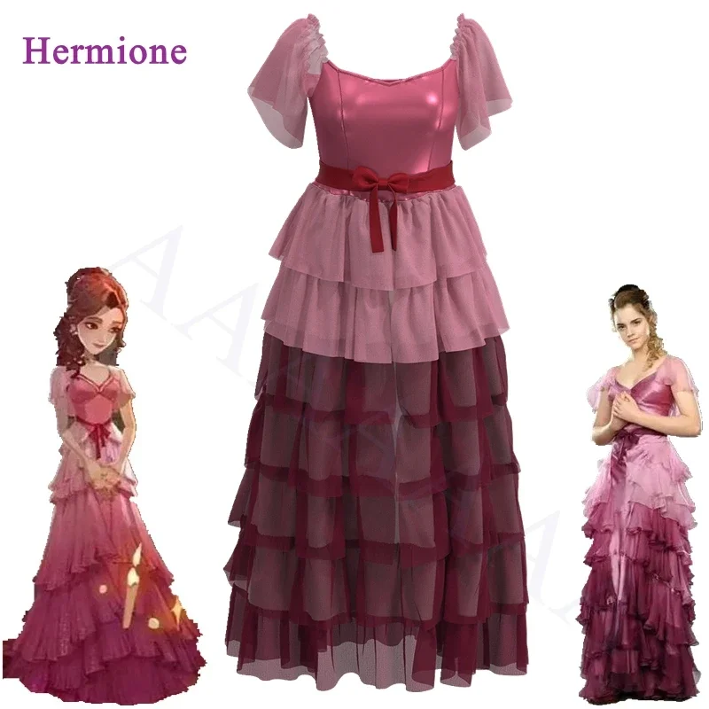 HarryyPotter 2022 New Arrival Hermione Granger Cosplay Costume Hogwarts Ball Dress Halloween Stage Dress Costume Girl Dress Gift
HarryyPotter 2022 New Arrival Hermione Granger Cosplay Costume Hogwarts Ball Dress Halloween Stage Dress Costume Girl Dress Gift