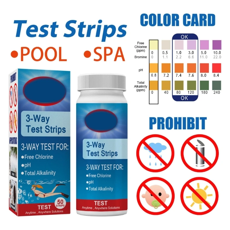 R3MA Кислота, жесткость воды, хлор, щелочность, PH, циануровая тестовая бумага для брома, инструменты 50x
R3MA Кислота, жесткость воды, хлор, щелочность, PH, циануровая тестовая бумага для брома, инструменты 50x