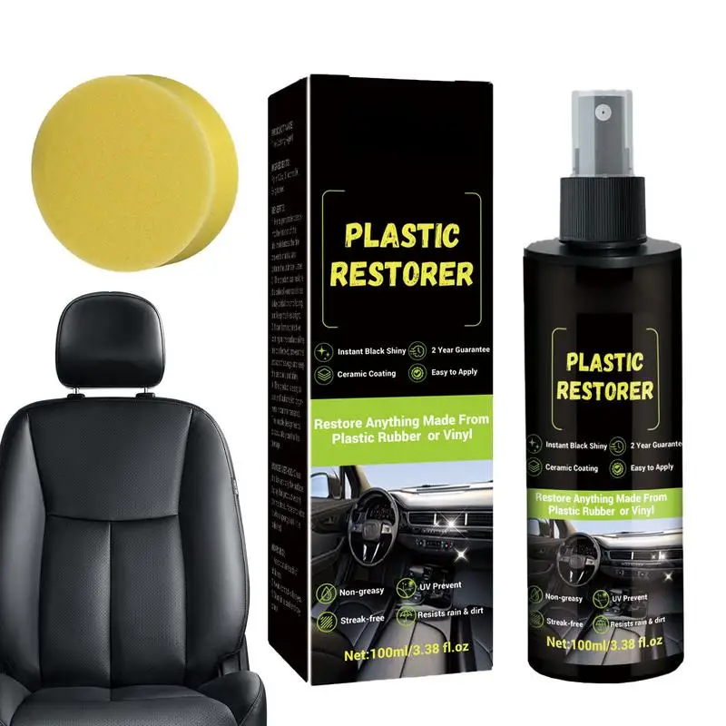 Auto Interior Refurbisher Auto Trim Restorer Liquid Ceramic Trim Coating Exterior Interior Revitalizing Auto Detailing 100ml
Auto Interior Refurbisher Auto Trim Restorer Liquid Ceramic Trim Coating Exterior Interior Revitalizing Auto Detailing 100ml