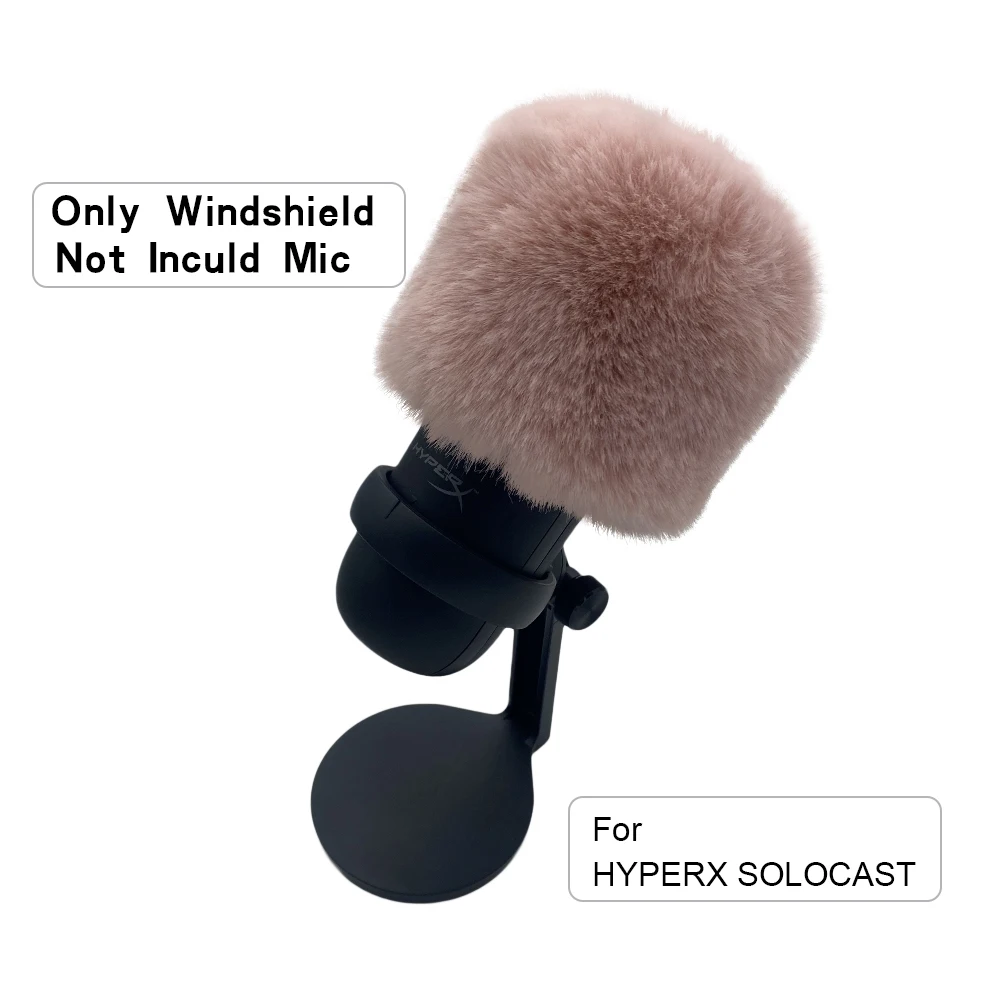 

Blue Mantis Reduce NoiseDead Cat Pop Filter Artifical Fur Windscreen Muff Windshield For Hyper X Solocast Microphone Furry Cover