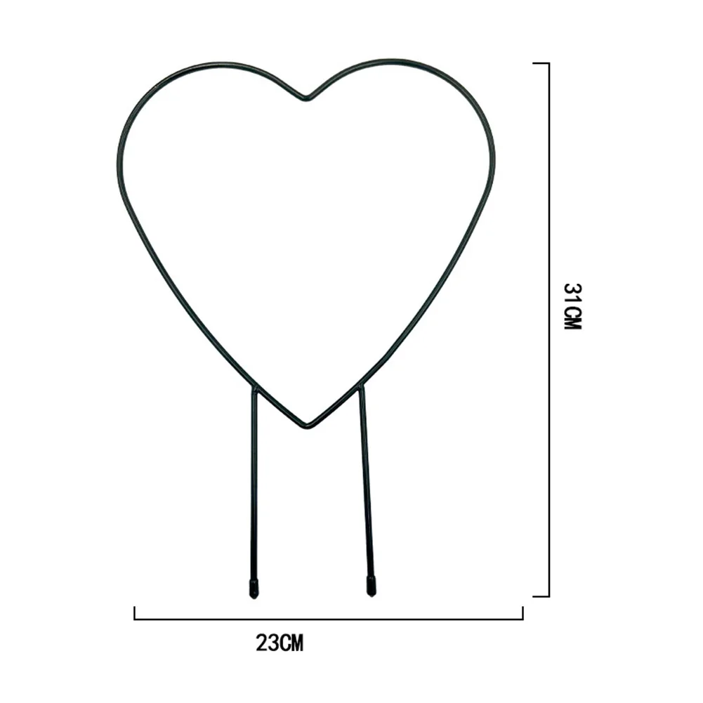 Metal Iron Plant Support Frame Stand Round Heart Shaped Plant Climbing Vine Rack Flower Vegetables Decorative Trellis Bracket
Metal Iron Plant Support Frame Stand Round Heart Shaped Plant Climbing Vine Rack Flower Vegetables Decorative Trellis Bracket