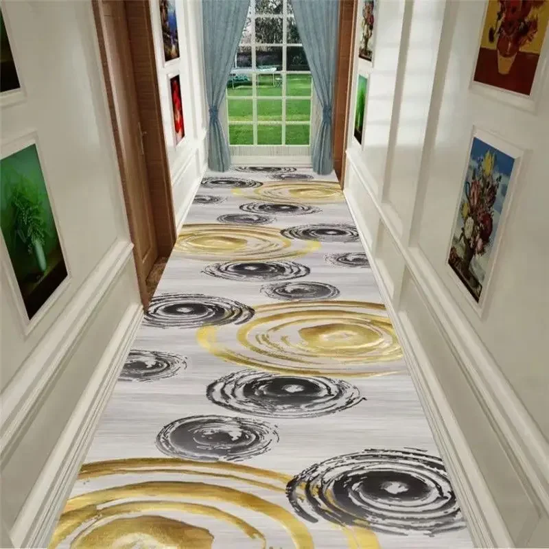 

Corridor Carpet Long Hallway Area Rug Geometric Living Room Carpet Kitchen Aisle Mat Room Decoration Floor Mats Tapis Alfombra