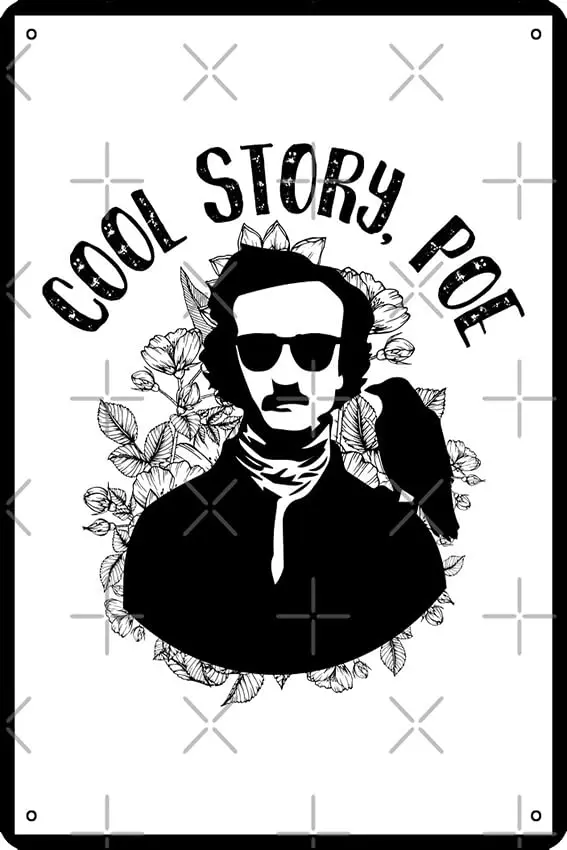 Классная история, Poe Художественная печать, забавный металлический жестяной знак для дома, кухни, бара, комнаты, гаража, Декор
Классная история, Poe Художественная печать, забавный металлический жестяной знак для дома, кухни, бара, комнаты, гаража, Декор