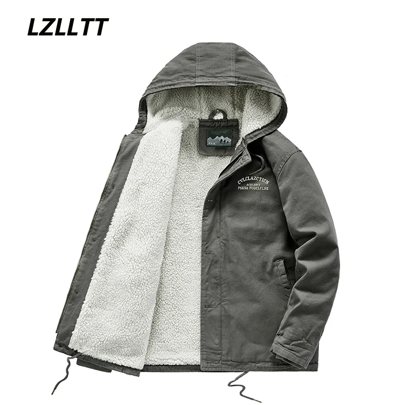 Winter New Men Cotton Warm Jacket Men Hooded Fleece Thick Windproof Coat Autumn Men Casual High Quality Coat Brand Jacket Male
Winter New Men Cotton Warm Jacket Men Hooded Fleece Thick Windproof Coat Autumn Men Casual High Quality Coat Brand Jacket Male