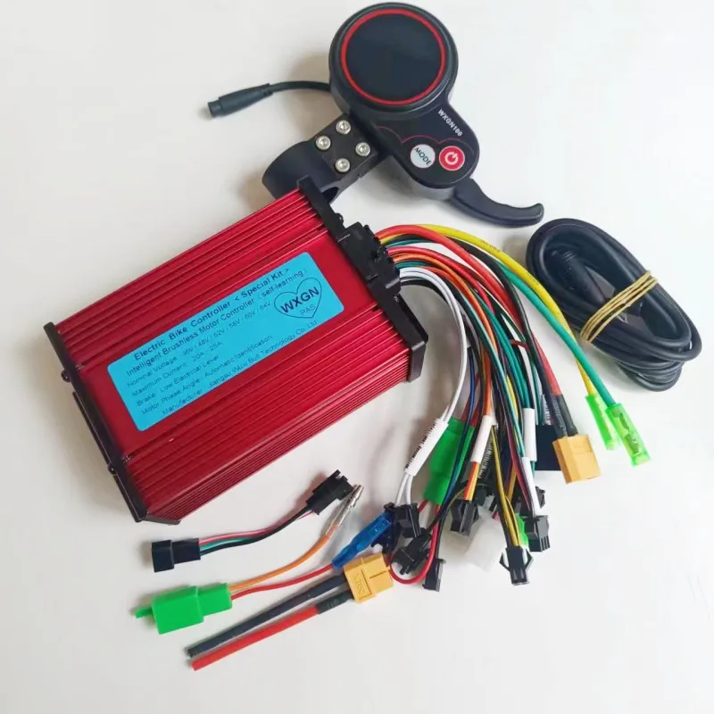 36V 48V 52V 60V 64V 450W 500W 25A Brushless Controller and 100 LCD Display With Waterproof Connector Ebike Speed Controller
36V 48V 52V 60V 64V 450W 500W 25A Brushless Controller and 100 LCD Display With Waterproof Connector Ebike Speed Controller