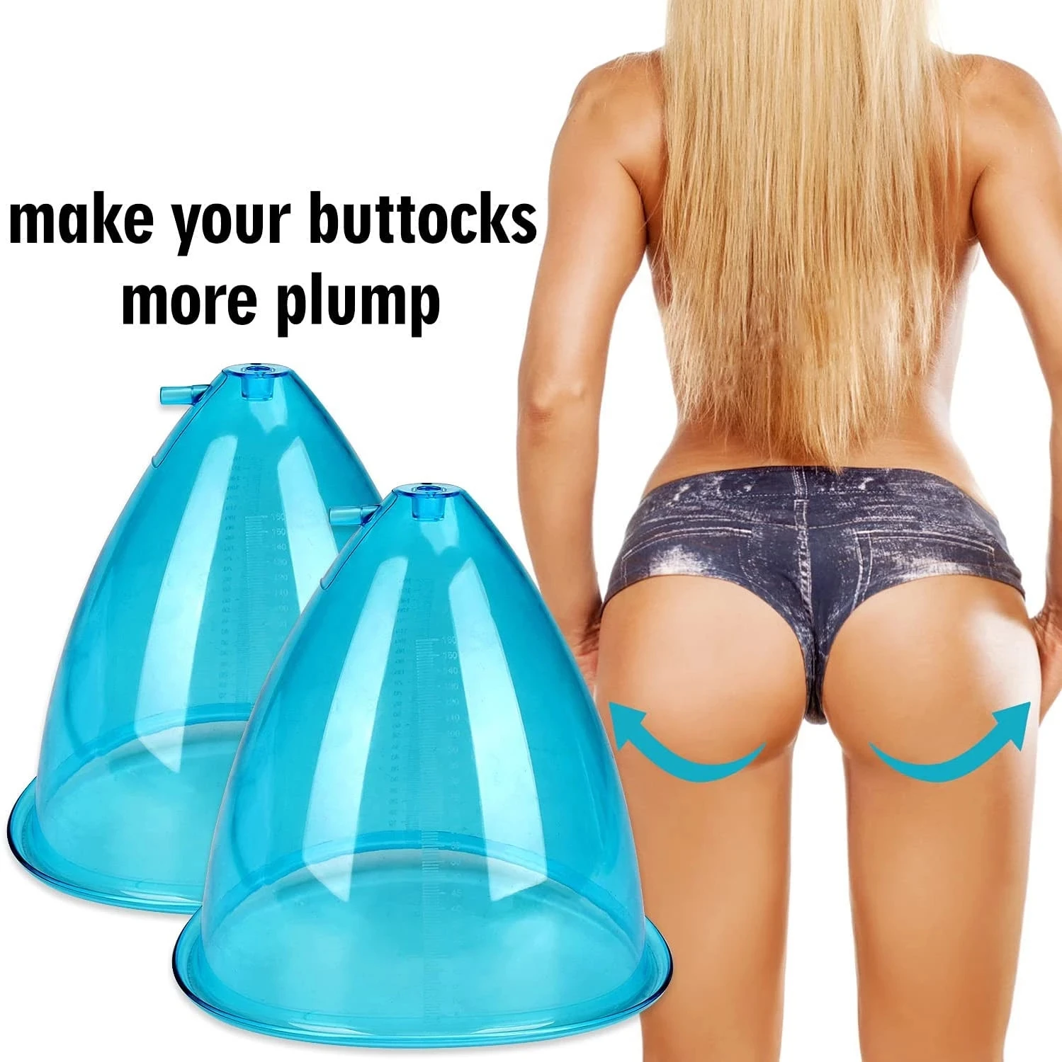 Breast & Buttocks Enlargement Massager Vacuum Cups 2pcs Pump Suction Replacement Enhancer Massage Cup
Breast & Buttocks Enlargement Massager Vacuum Cups 2pcs Pump Suction Replacement Enhancer Massage Cup