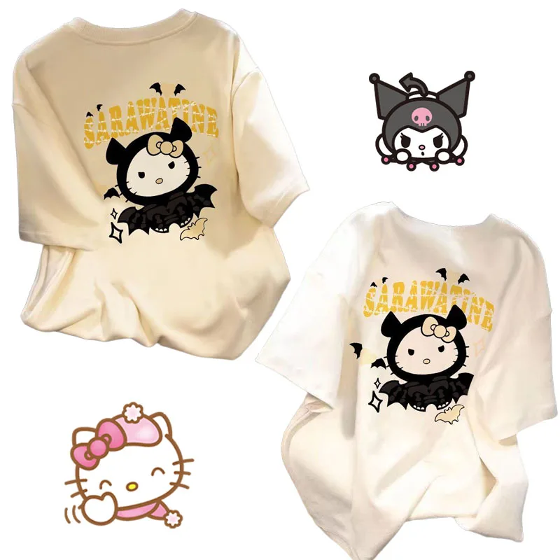 Devil Hellokitty Heavyweight High-Quality Pure Cotton Short Sleeves Summer T-Shirt Oversized Loose and Versatile Ins Fashion Top
Devil Hellokitty Heavyweight High-Quality Pure Cotton Short Sleeves Summer T-Shirt Oversized Loose and Versatile Ins Fashion Top