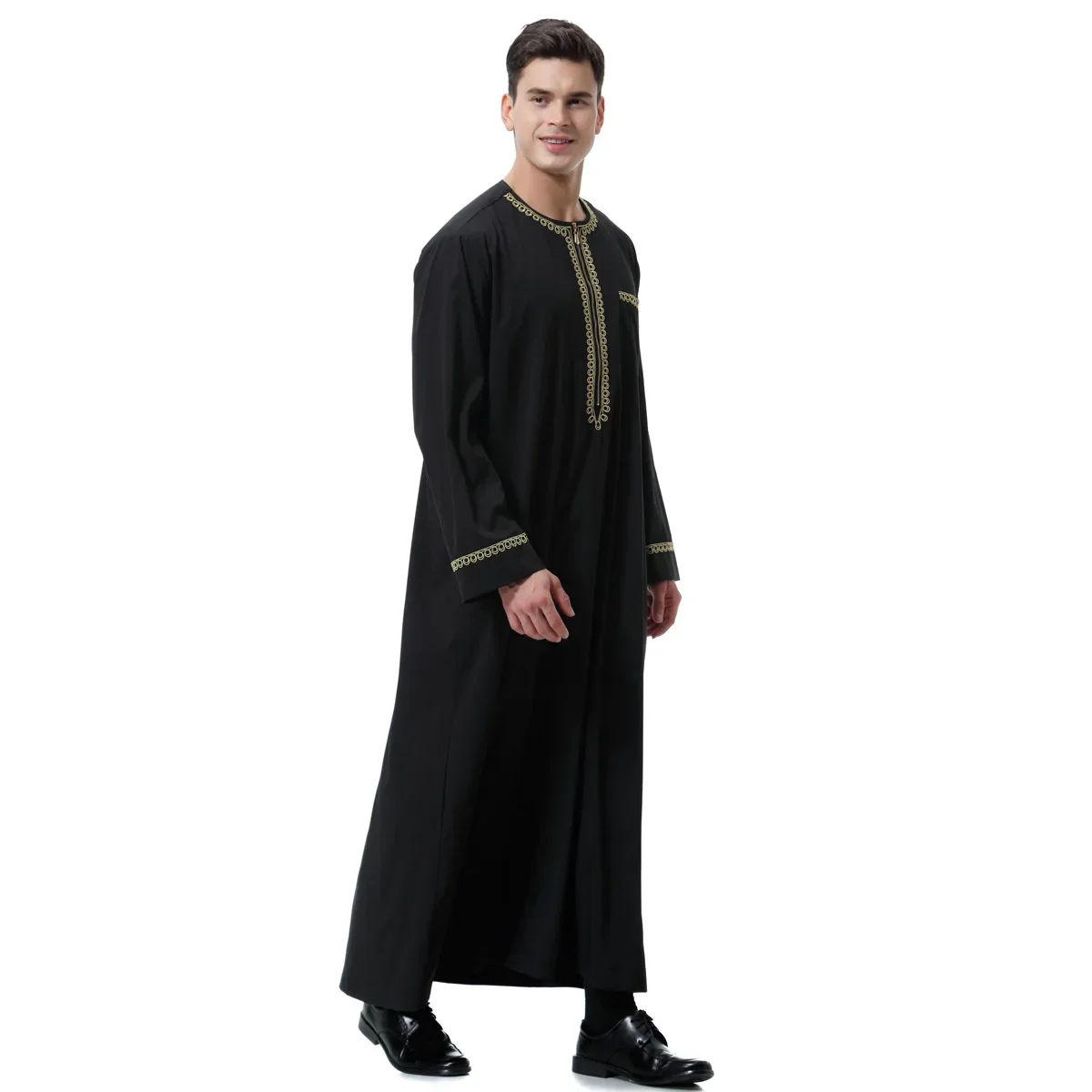 

Eid Ramadan Muslim Men Jubba Thobe Dress Abayas Islamic Long Robe Saudi Musulman Abaya Moroccan Caftan Islam Dubai Arab Dressing