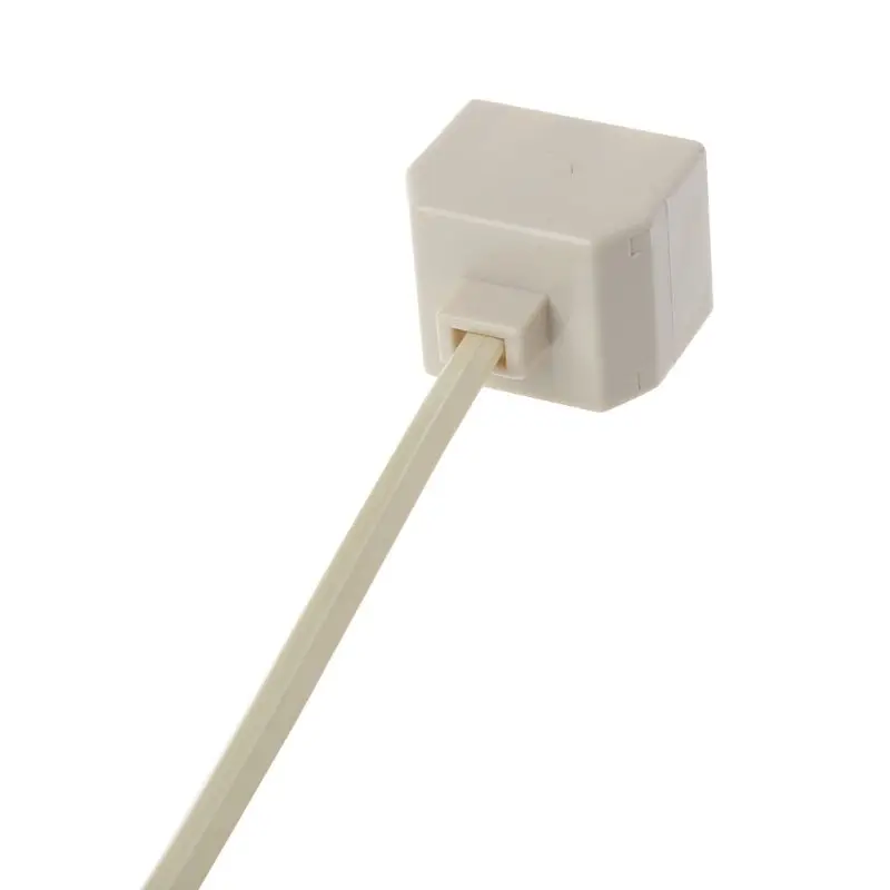 RJ11 to Double RJ11 Socket Female Port Splitter, RJ11 Plug to 2 Adapter Telephone Wire Cat3 6P4C Connector 1 to 2
RJ11 to Double RJ11 Socket Female Port Splitter, RJ11 Plug to 2 Adapter Telephone Wire Cat3 6P4C Connector 1 to 2