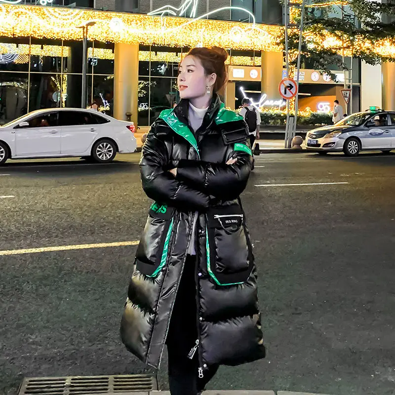 Winter Women Parkas Hooded Puffer Jacket Warm Thick Over The Knee Long Bread Coats Cotton-padded Jacket Windproof Waterproof
Winter Women Parkas Hooded Puffer Jacket Warm Thick Over The Knee Long Bread Coats Cotton-padded Jacket Windproof Waterproof