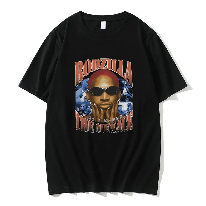 The Worm Dennis Rodman Vintage Oversized T-shirt Basketball Boys Streetwear Men's Fashion Hip Hop Rock Style Short Sleeve Tshirt
The Worm Dennis Rodman Vintage Oversized T-shirt Basketball Boys Streetwear Men's Fashion Hip Hop Rock Style Short Sleeve Tshirt