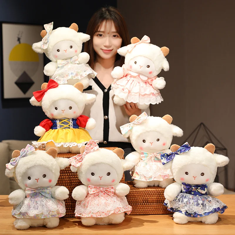23/33CM Cute Sheep Plush Toys Soft Kawaii Dressed Lamb Dolls Stuffed Animal Toy Pillow Room Decor Children Girls Birthday Gift
23/33CM Cute Sheep Plush Toys Soft Kawaii Dressed Lamb Dolls Stuffed Animal Toy Pillow Room Decor Children Girls Birthday Gift
