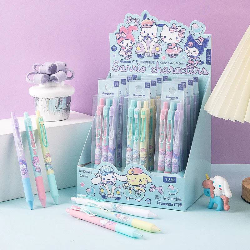 3Pcs/set Kawaii Sanrio Hello Kitty My Melody Black Press Gel Pen 0.5Mm Black Refill Students School Supplies Stationery Gifts
3Pcs/set Kawaii Sanrio Hello Kitty My Melody Black Press Gel Pen 0.5Mm Black Refill Students School Supplies Stationery Gifts