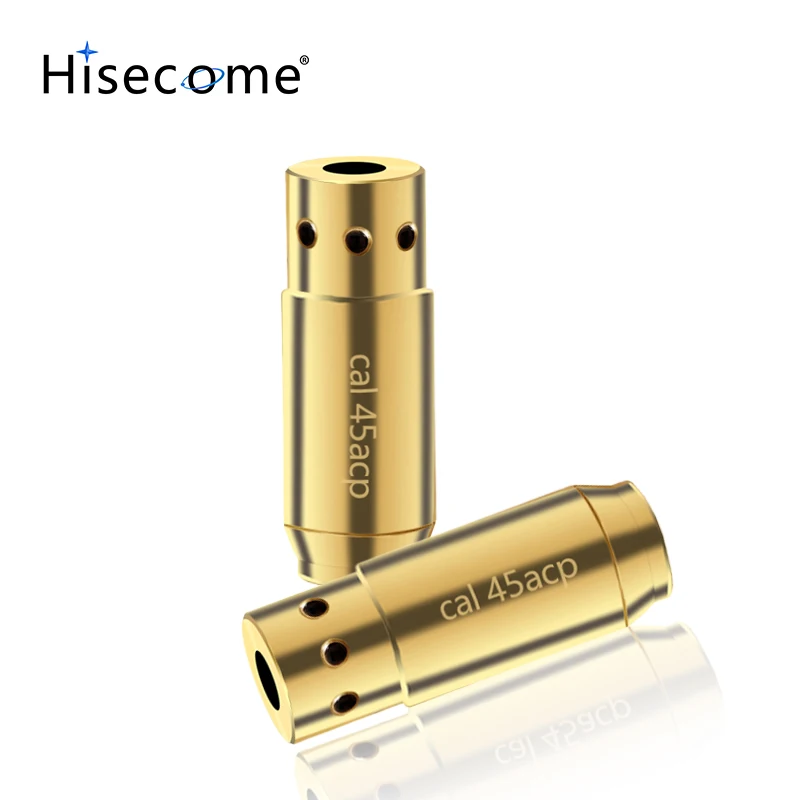 

Tactical Laser Bore Sight 45ACP Red Brass Bullet for Aiming Shooting Calibration Adjustment Handgun Pistol Airsoft Acessories