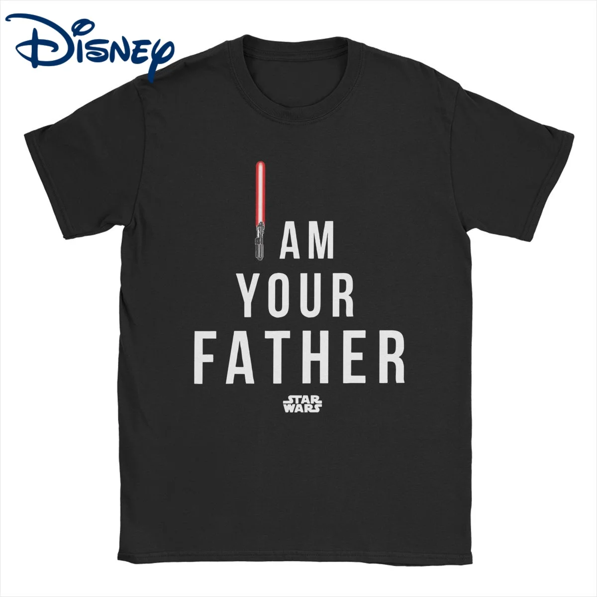 

Marvel Disney Star Wars T-Shirt Men Women's Cotton T Shirt I Am Your Father Short Sleeve Tee Shirt Gift Idea Clothing