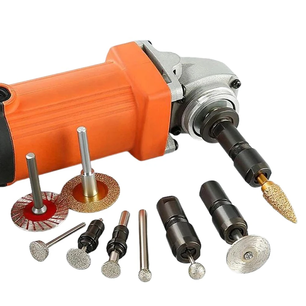 Угловая шлифовальная машина, модифицированный адаптер для прямого патрона, 2 шт., 100 тип, для шлифовки резьбы М10, аксессуары для полировки резьбы 
Угловая шлифовальная машина, модифицированный адаптер для прямого патрона, 2 шт., 100 тип, для шлифовки резьбы М10, аксессуары для полировки резьбы