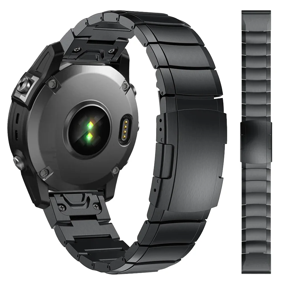

Ремешок для наручных часов QuickFit, титановый металлический браслет для Garmin Fenix 7X 7 Solar/6X 6 Pro 5 5X Plus 3 3HR/Epix Pro Gen 2, 26 мм 22 мм