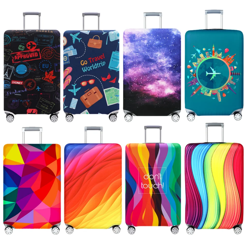 3D Print Trolley Case Dust Cover Thicken Stretch Fabric Suitcase Protector Dust Cover Elastic Travel Essentials Luggage Cover
3D Print Trolley Case Dust Cover Thicken Stretch Fabric Suitcase Protector Dust Cover Elastic Travel Essentials Luggage Cover