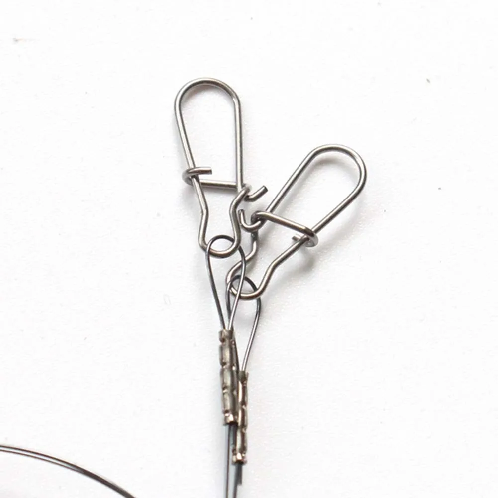 Wire Bag Wire Leader 100% Brand New 18/30kg Conditions Fit Fishing Styles Snap Stainless Steel Durable
Wire Bag Wire Leader 100% Brand New 18/30kg Conditions Fit Fishing Styles Snap Stainless Steel Durable