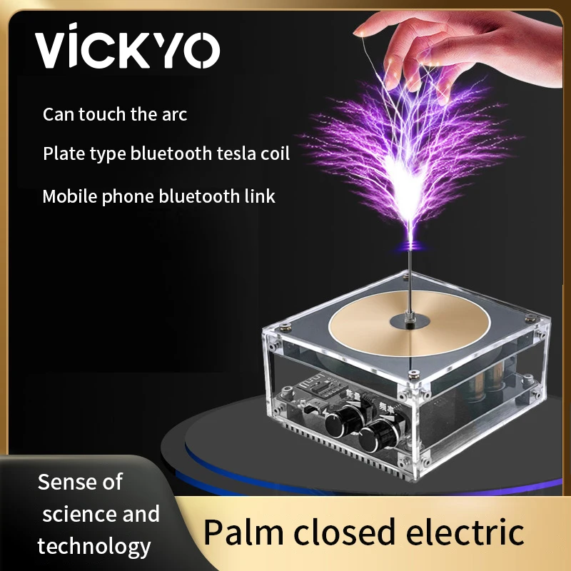 VICKYO For Tesla Coil Speaker Bluetooth-Compatible Music Wireless Touchable Power Pulse Electric Arc Generator Artificial Lights
VICKYO For Tesla Coil Speaker Bluetooth-Compatible Music Wireless Touchable Power Pulse Electric Arc Generator Artificial Lights