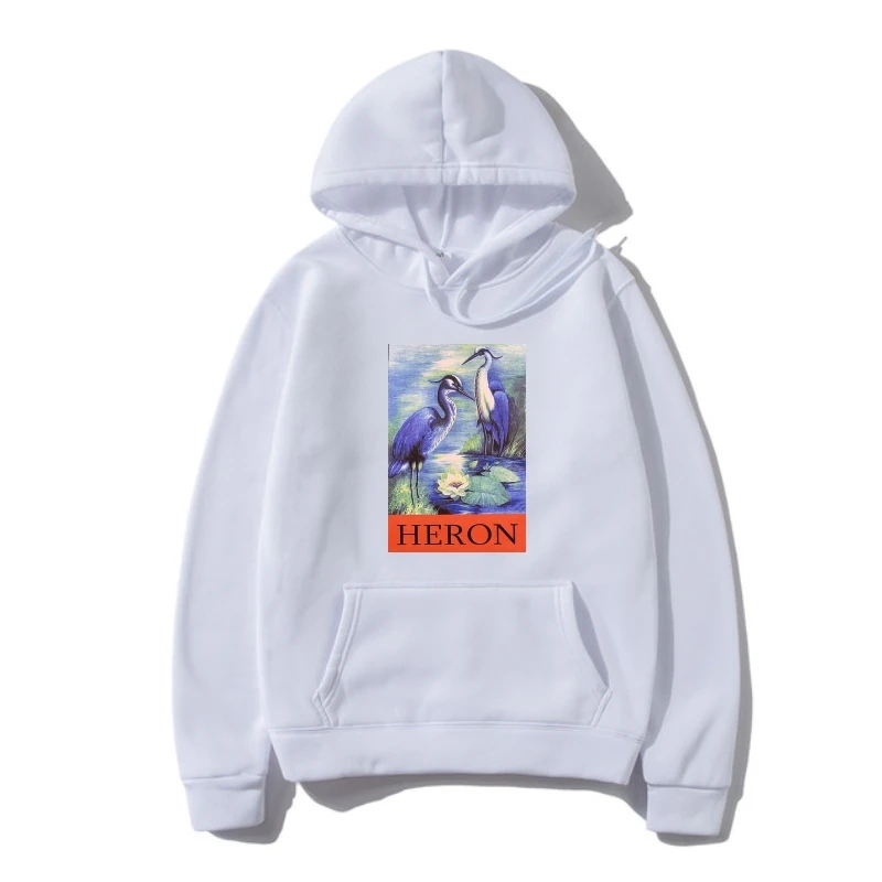 

1HERON PRESTON2 верхняя одежда винтажная графическая Толстовка Hoodys Prin верхняя одежда премиум качества