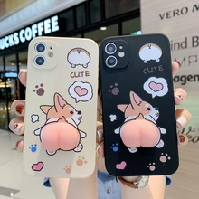 RYWER Buttocks Corgi Squishy Funny Phone Case For iPhone 12 11 Pro Max XR XS 7 8 Plus SE 2020 Cute 3D Stress Reliever Soft Cover
RYWER Buttocks Corgi Squishy Funny Phone Case For iPhone 12 11 Pro Max XR XS 7 8 Plus SE 2020 Cute 3D Stress Reliever Soft Cover