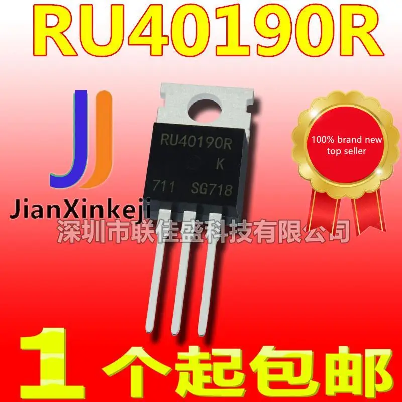 10 шт., 100% оригинальная новая фотовспышка _ RU40190R 190A/40V TO-220 N-channel MOS tube в наличии 
10 шт., 100% оригинальная новая фотовспышка _ RU40190R 190A/40V TO-220 N-channel MOS tube в наличии