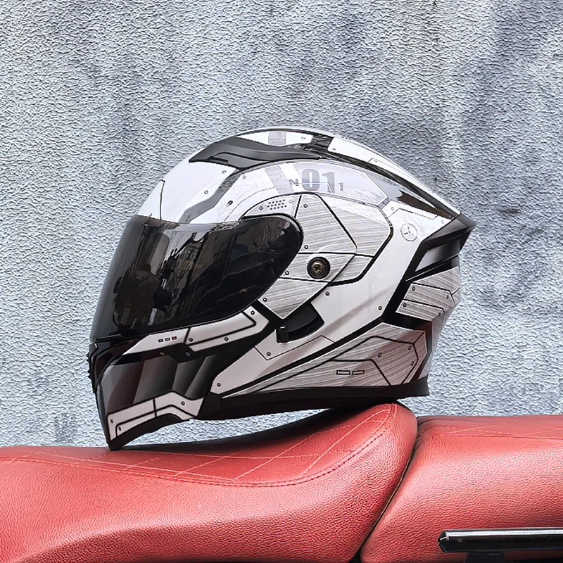 

Men's Full Face Motorcycle Helmet Sun Visor Women General