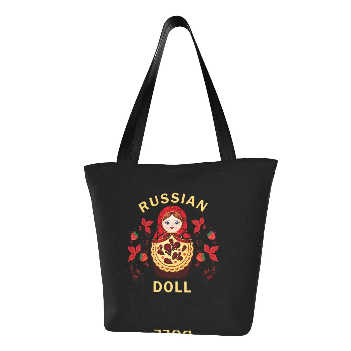 Babushka Matryoshka Russian Doll Grocery Shopping Bag Fashion Printing Canvas Shopper Tote Shoulder Bags Large Capacity Handbag 
Babushka Matryoshka Russian Doll Grocery Shopping Bag Fashion Printing Canvas Shopper Tote Shoulder Bags Large Capacity Handbag