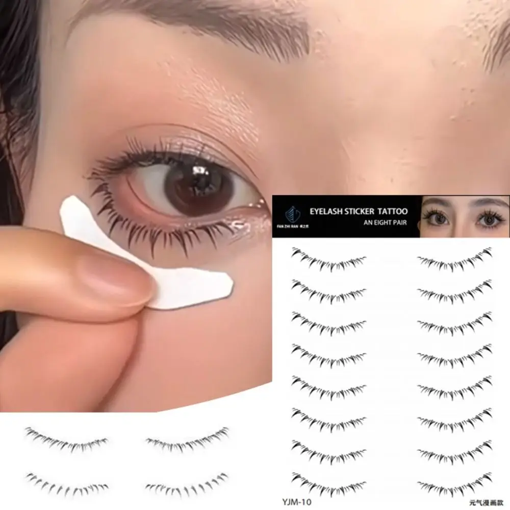 False Eyelashes Tattoo Stickers Waterproof Disposable Lower Eyelashes Makeup Simulation Extension Eyelashes
False Eyelashes Tattoo Stickers Waterproof Disposable Lower Eyelashes Makeup Simulation Extension Eyelashes