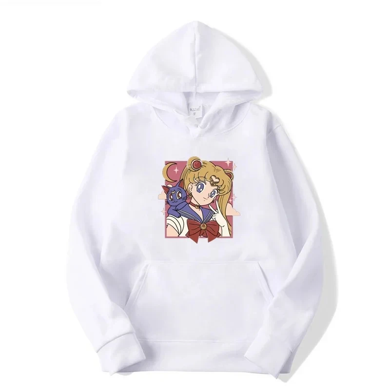 Female Harajuku Long Sleeve Hooded Hoodie Sweatshirts Tops Hot Anime S-Sailors Moons Cartoon Women Girls Teens Hoodies
Female Harajuku Long Sleeve Hooded Hoodie Sweatshirts Tops Hot Anime S-Sailors Moons Cartoon Women Girls Teens Hoodies