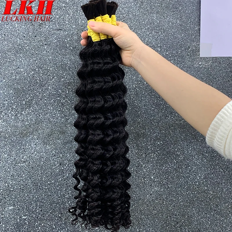 

Cheveux 100% Humain Remy Virgin Raw Vietnamese Loose Deep Body Wave Bulk No Weft 100% Braiding Human Hair Extensions Bundles