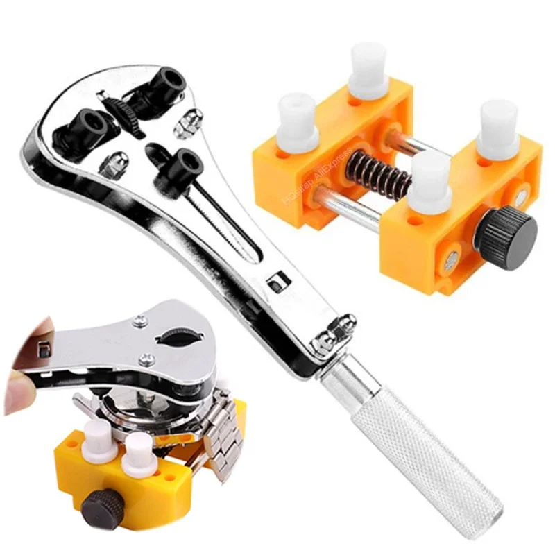 Open Back Cover of the Watch Metal Remover Tool Back Case Opener Watch Repair Tools Kit Adjustable Screw Watches Accessories
Open Back Cover of the Watch Metal Remover Tool Back Case Opener Watch Repair Tools Kit Adjustable Screw Watches Accessories