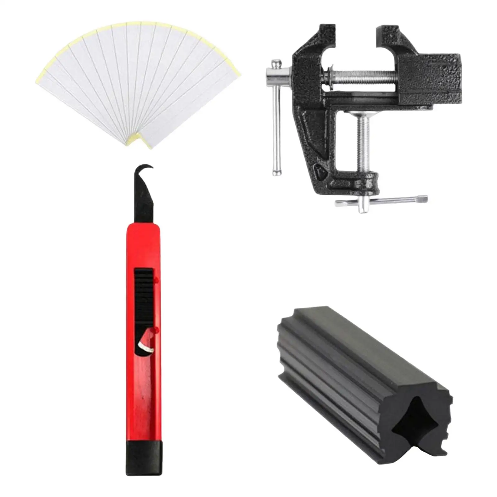 Professional Golf Club Grip Kit Tape Strips Vise Clamp Fixtures Repair Regripping Club Cover Removal Tool Set Accessories
Professional Golf Club Grip Kit Tape Strips Vise Clamp Fixtures Repair Regripping Club Cover Removal Tool Set Accessories