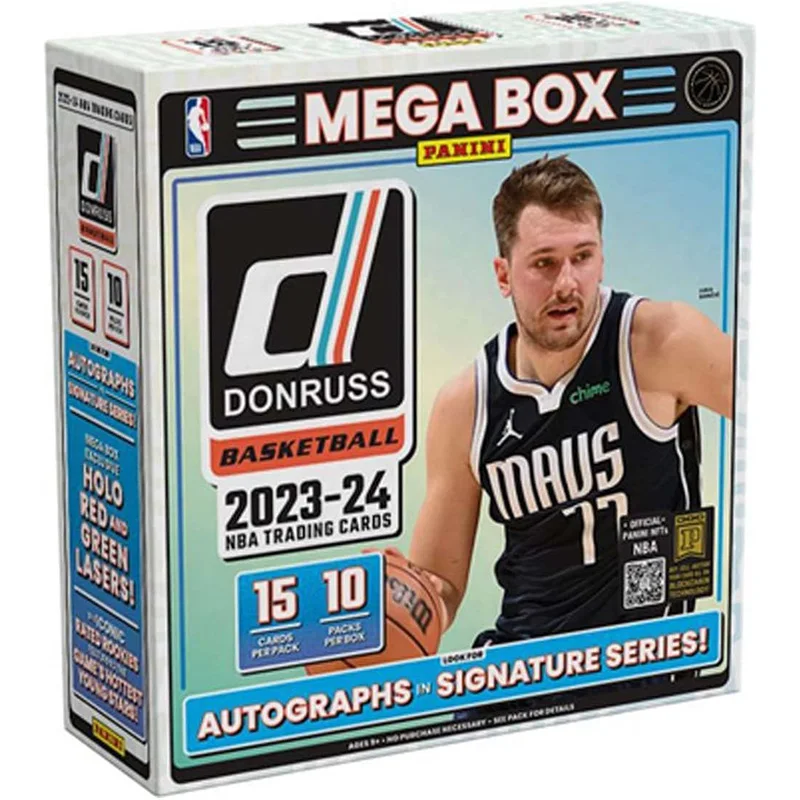 2023-24 карты для баскетбола Panini Donruss Mega Box - 10 упаковок-150 карт в коробке
2023-24 карты для баскетбола Panini Donruss Mega Box - 10 упаковок-150 карт в коробке