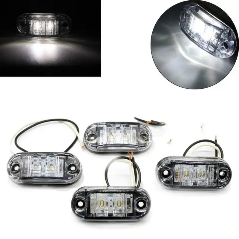 4PCS 12V 24V LED Side Marker Lights Tail Light Auto Car External Lights Trailer Truck Lorry Yellow White Red Waterproof 12V Lamp
4PCS 12V 24V LED Side Marker Lights Tail Light Auto Car External Lights Trailer Truck Lorry Yellow White Red Waterproof 12V Lamp