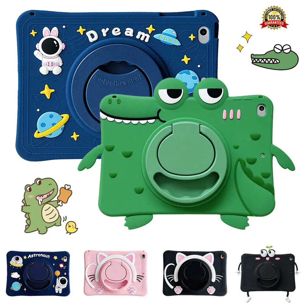 Kids Cartoon Astronaut Tablet Case For iPad 5 67 8 9th Gen Air 1 2 Mini 360 Rotating Stand Silicone Case for iPad 10th 10.9 inch
Kids Cartoon Astronaut Tablet Case For iPad 5 67 8 9th Gen Air 1 2 Mini 360 Rotating Stand Silicone Case for iPad 10th 10.9 inch