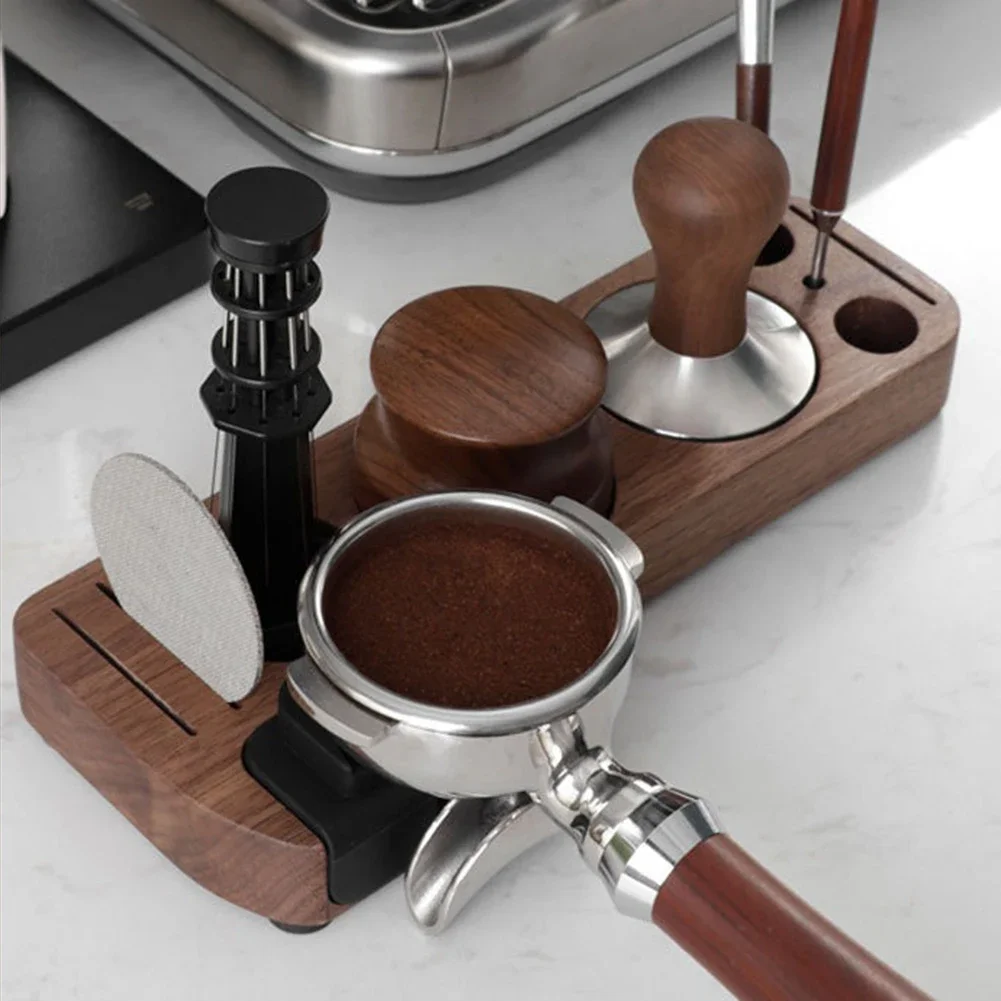 Coffee Tamper Holder Filter Stand Walnut Espresso Distributor Mat Rack 51mm 54mm 58mm Coffee Maker Tool Accessories Barista Gift
Coffee Tamper Holder Filter Stand Walnut Espresso Distributor Mat Rack 51mm 54mm 58mm Coffee Maker Tool Accessories Barista Gift