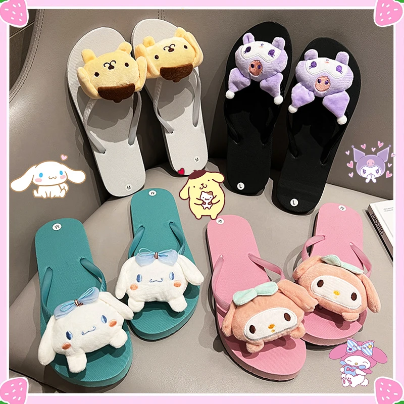 Sanrioed Flip Flop Kawaii Summer Outdoor Slippers Cartoon Doll Lovely Anime Cinnamoroll Kuromi My Melody Cute Girls Gift Stylish
Sanrioed Flip Flop Kawaii Summer Outdoor Slippers Cartoon Doll Lovely Anime Cinnamoroll Kuromi My Melody Cute Girls Gift Stylish