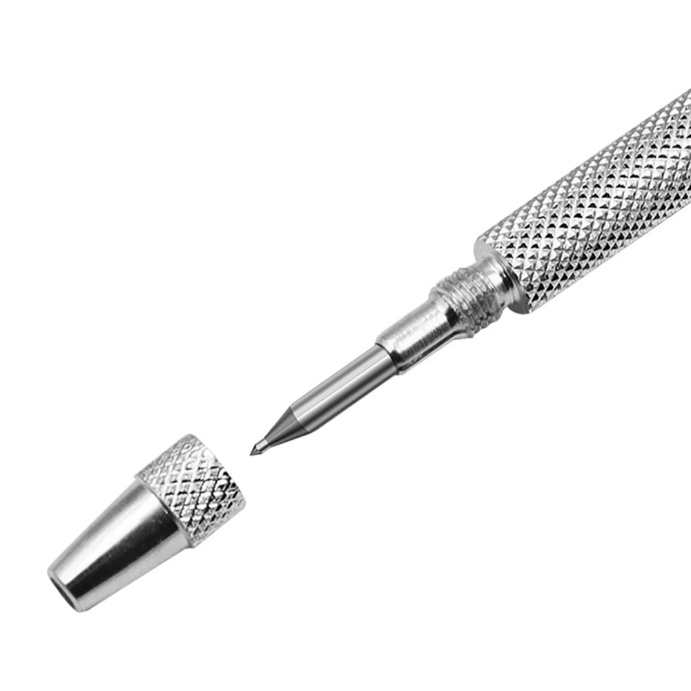 High Quality Durable Scriber Pen Silver Stainless Steel Scriber Pen Tungsten Carbide Workshop Equipment Engraving Metal Sheet
High Quality Durable Scriber Pen Silver Stainless Steel Scriber Pen Tungsten Carbide Workshop Equipment Engraving Metal Sheet