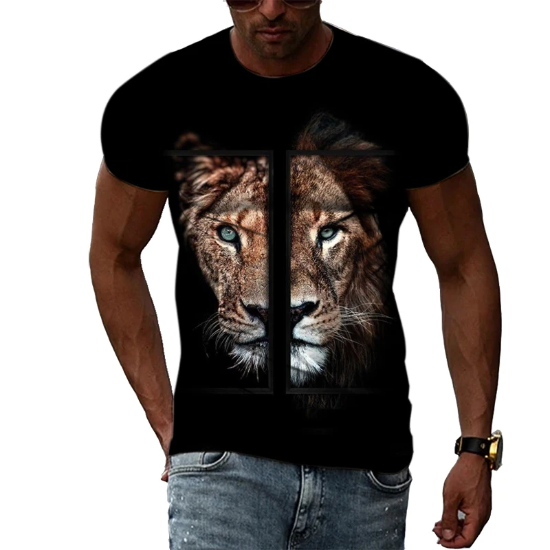 Summer Fashion Design Animal Personality Men t-shirts 3D Casual Hip Hop Street Style Printing Tees Trend O-neck Short Sleeve Top
Summer Fashion Design Animal Personality Men t-shirts 3D Casual Hip Hop Street Style Printing Tees Trend O-neck Short Sleeve Top