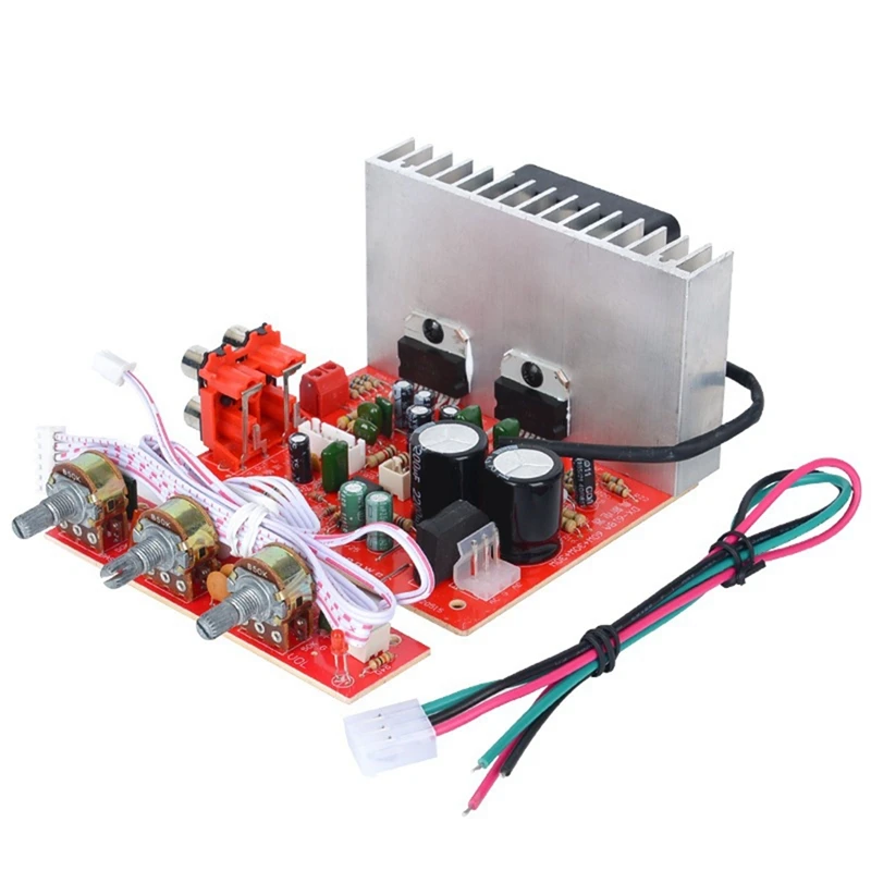 

DX-618 Audio Subwoofer Stereo Amplifier Board 2.1 Channel 60Wx3 DC12-18V Module With Power Cable Durable Easy Install