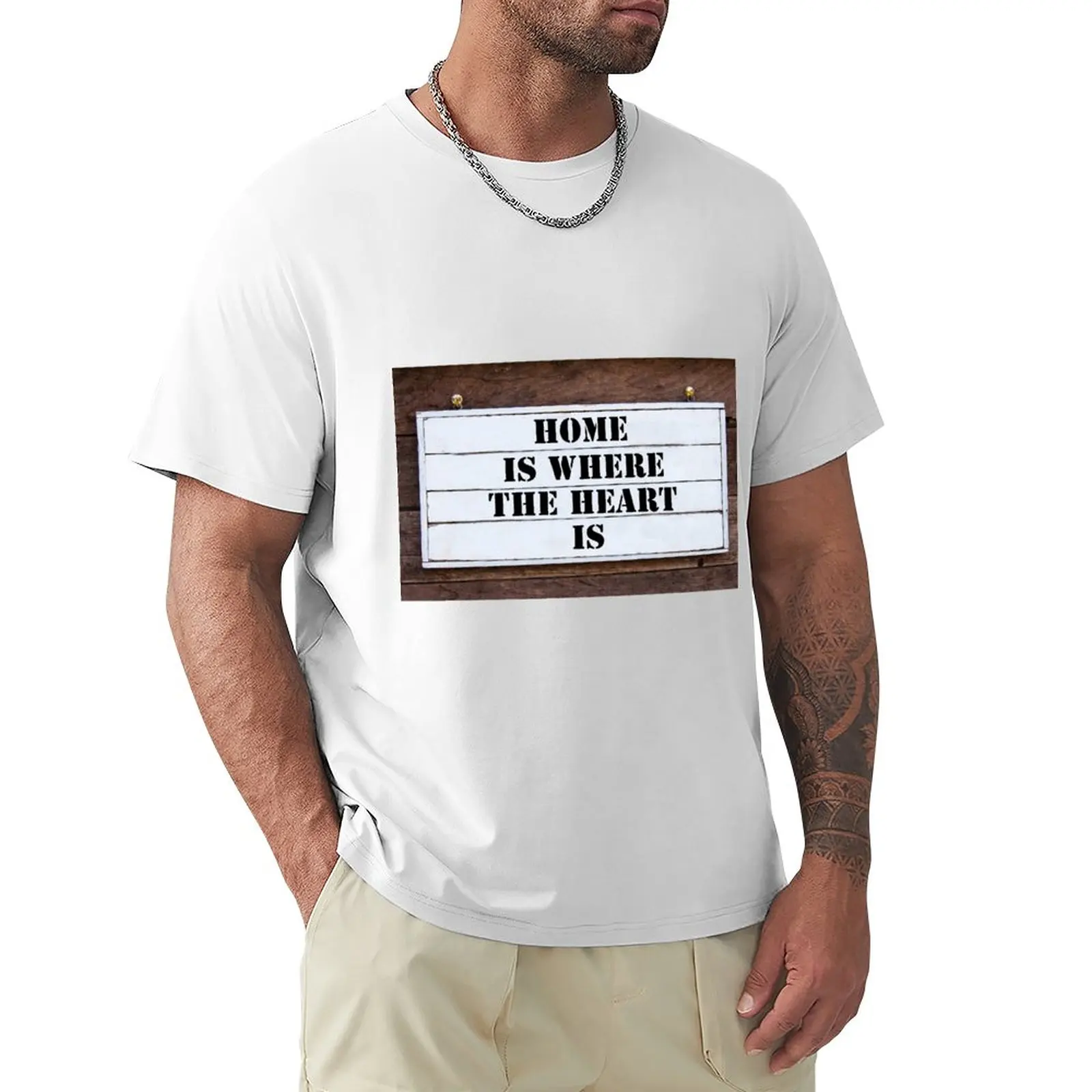 

Inspirational message - Home Is Where The Heart Is T-Shirt new edition vintage clothes customs design your own men clothing