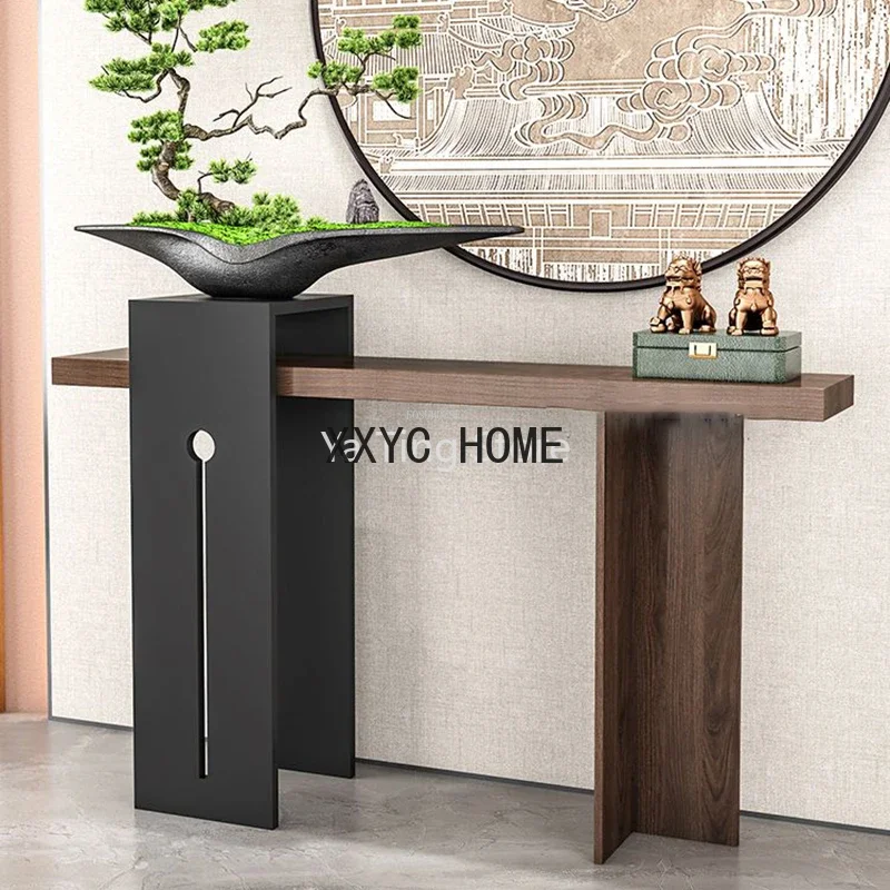 New Chinese Art Console Tables Style Wood Entrance Console Creative Living RoomHome Simple Porch Cabinet Shelf Furniture
New Chinese Art Console Tables Style Wood Entrance Console Creative Living RoomHome Simple Porch Cabinet Shelf Furniture