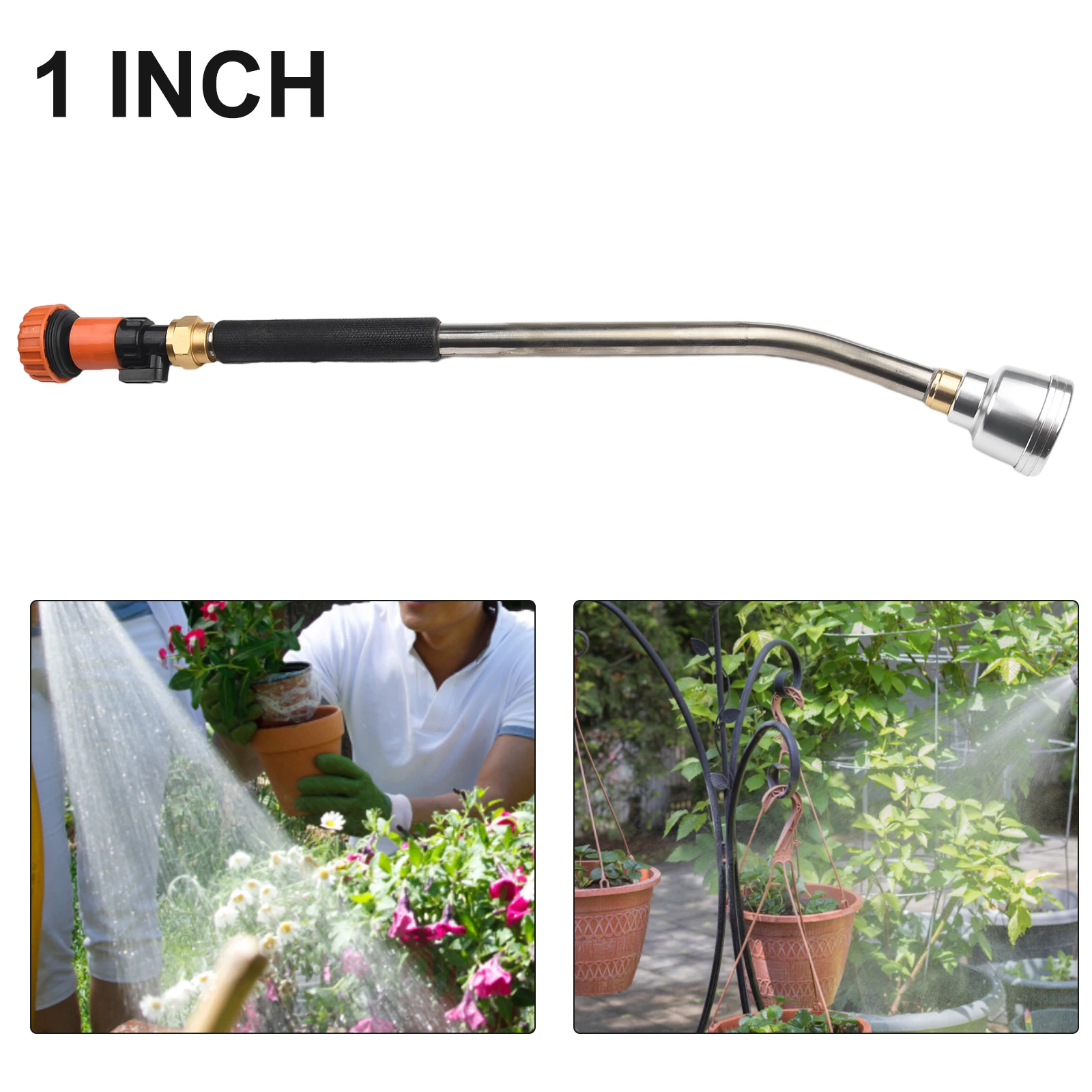 Long-lasting Brand New Garden Tool Accessories Outdoor Living Parts Watering Wand Stainless Steel 1/2inch 1inch
Long-lasting Brand New Garden Tool Accessories Outdoor Living Parts Watering Wand Stainless Steel 1/2inch 1inch