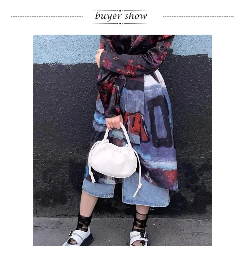 Y2K Midi Skirt | Streetwear Irregular Tie Dye Printed | Vintage Hip Hop Skirts Punk Y2K Midi Skirt | Streetwear Irregular Tie Dye Printed | Vintage Hip Hop Skirts Punk